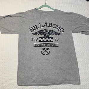 NWOT Billabong Grey Tee Shirt Size Large